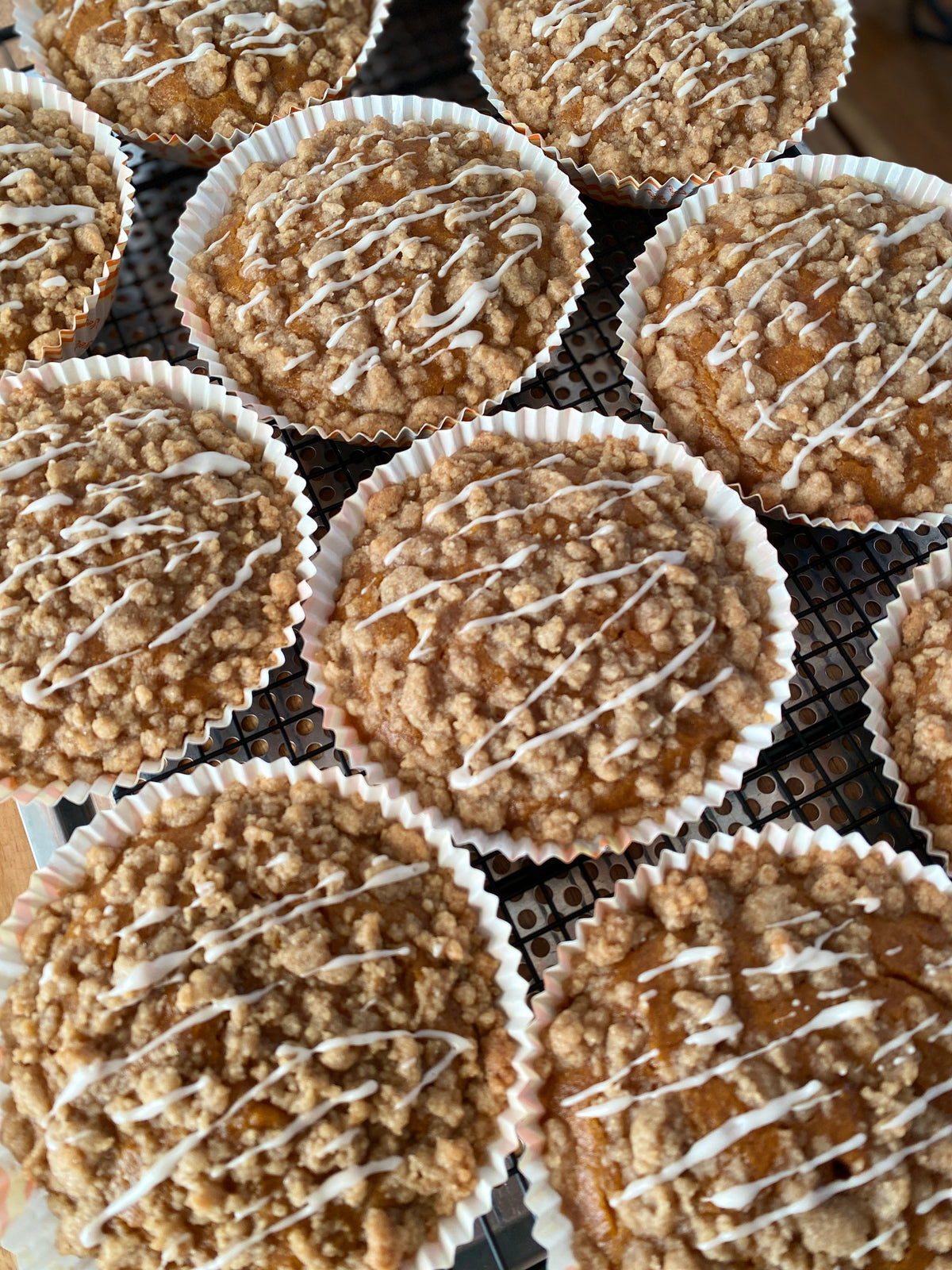 Pumpkin coffee cake