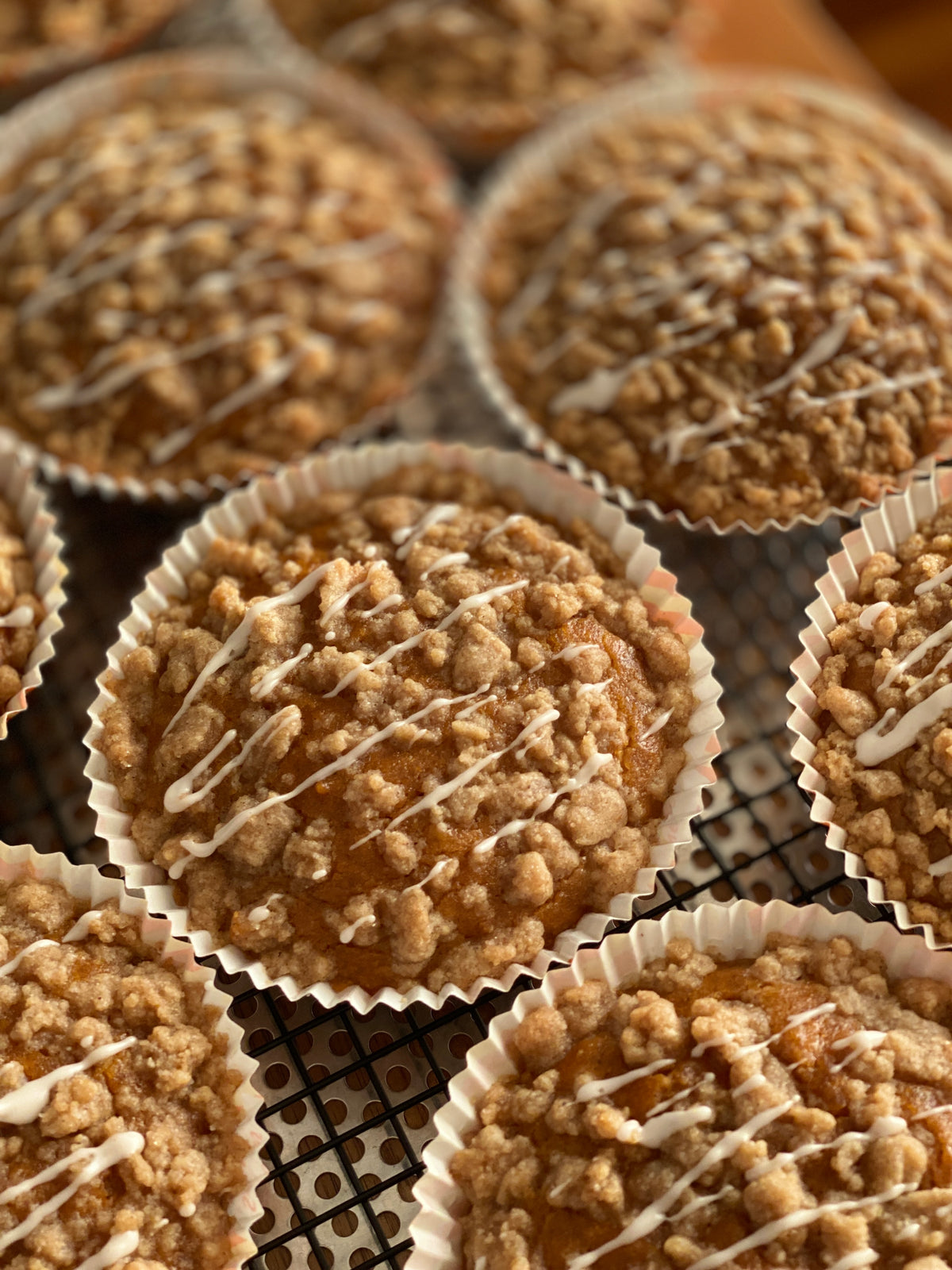 Pumpkin coffee cake